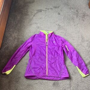 Adidas Purple Running Windbreaker SIZE S